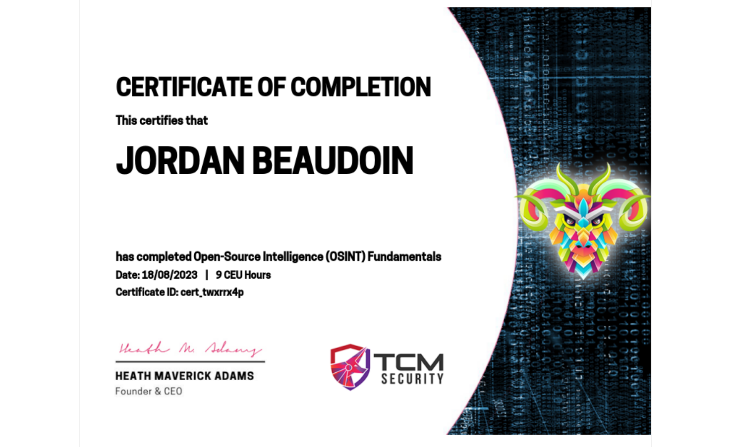 TCM Security – OSINT Fundamentals